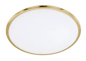 LED Ceiling Mount from the Seattle Collection in Brass Matte Finish by Arnsberg