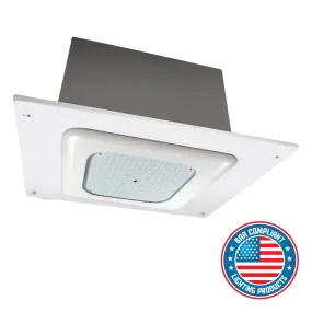 LED Gas Station Canopy Light, 9360 Lumens, 60 Watts, 5000K, 120-277V, Recessed Superkit