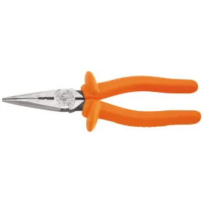 Long Nose Cutting Pliers, Insulated, 8-Inch