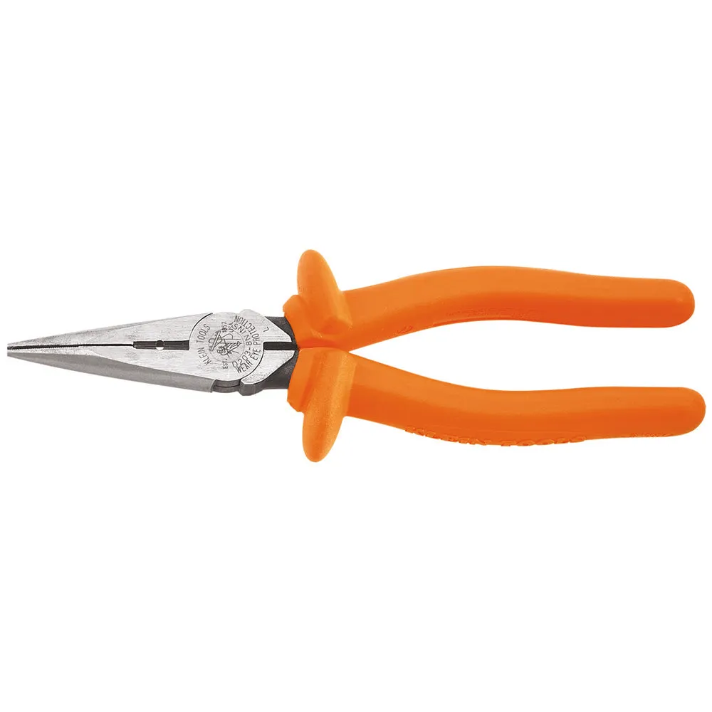 Long Nose Cutting Pliers, Insulated, 8-Inch