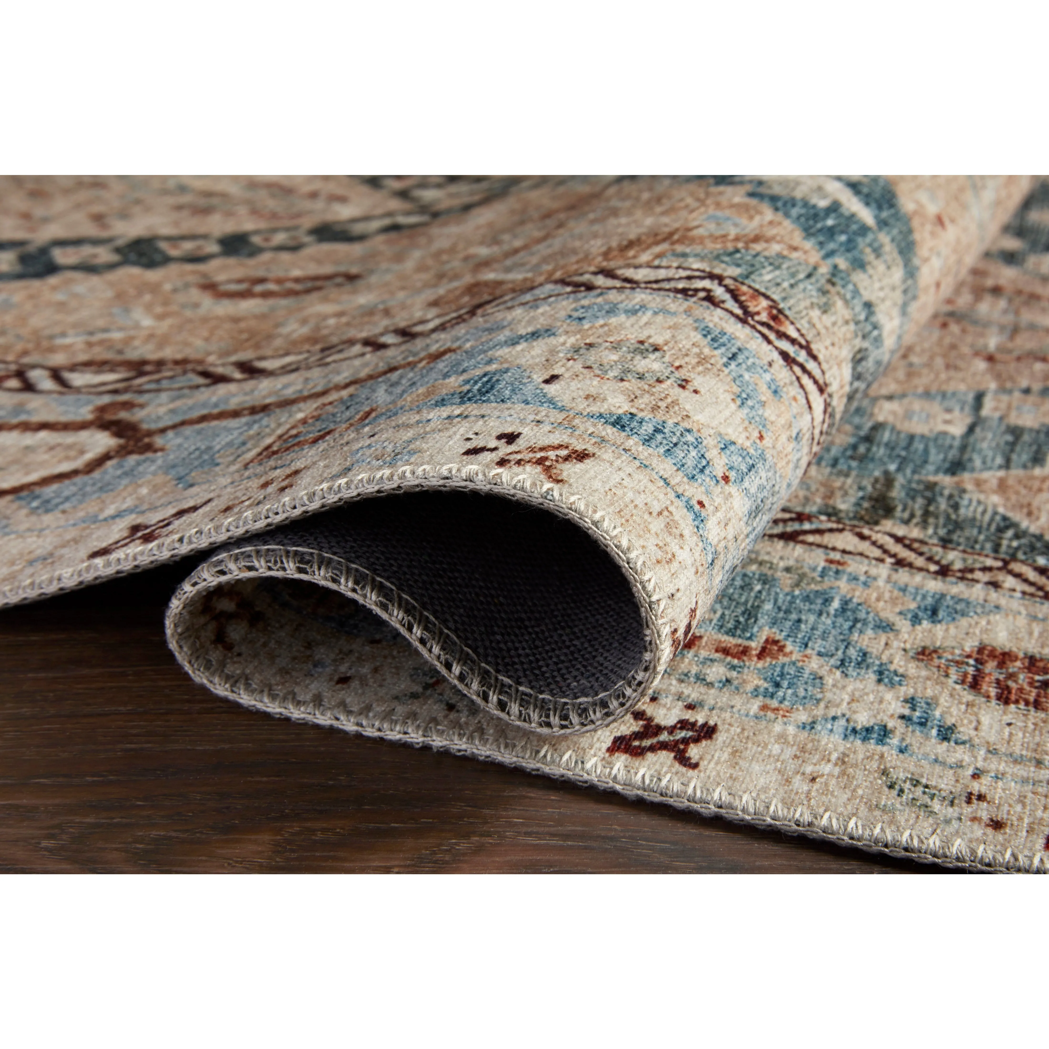 Magnolia Home Lenna Denim Sand Rug