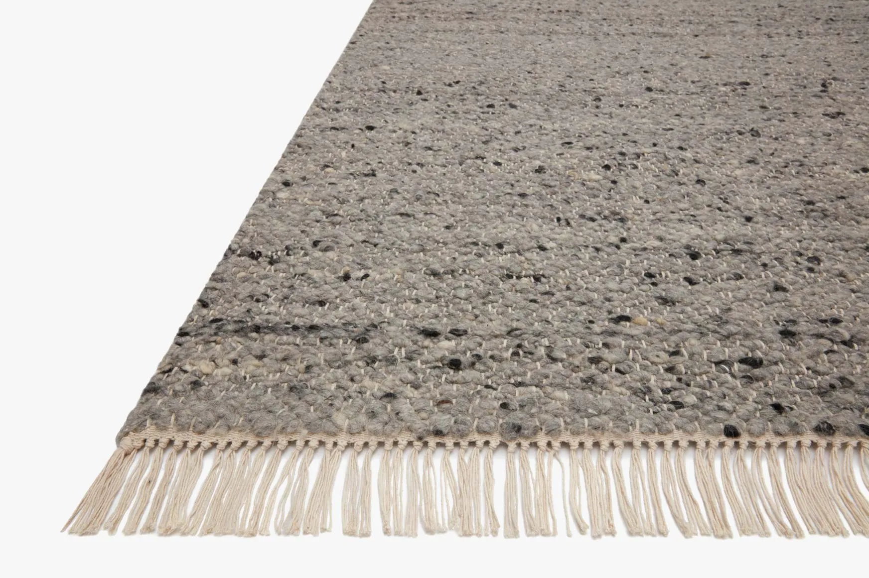 Magnolia Home x Loloi Hayes Rug - Silver Stone