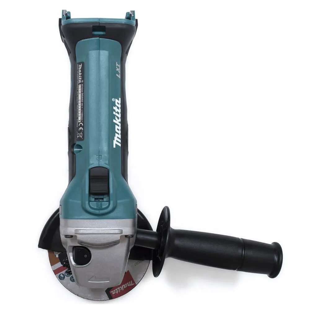 Makita DGA452Z 18V LXT Li-ion 115mm Angle Grinder with 224554-5 Locking Flange Nut