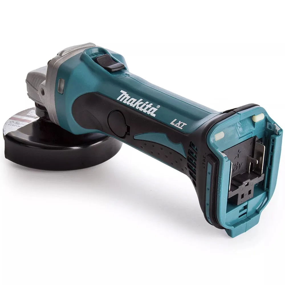 Makita DGA452Z 18V LXT Li-ion 115mm Angle Grinder with 224554-5 Locking Flange Nut