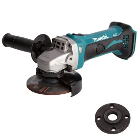 Makita DGA452Z 18V LXT Li-ion 115mm Angle Grinder with 224554-5 Locking Flange Nut