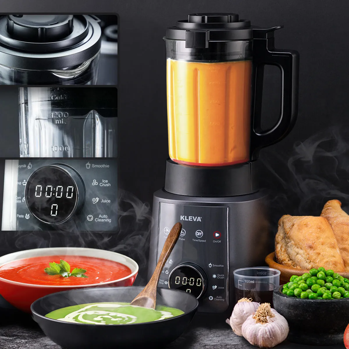 Mealio™️ Hot & Cold Blender - Enjoy Hot Soups & Cold Smoothies