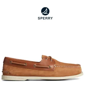 Men's Authentic Original™ Nubuck Boat Shoe Tan (STS25723)