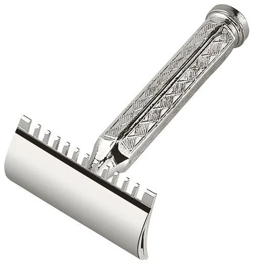 Merkur 41c 1904 Double Edge (DE) Safety Razor w/ Open Comb Head