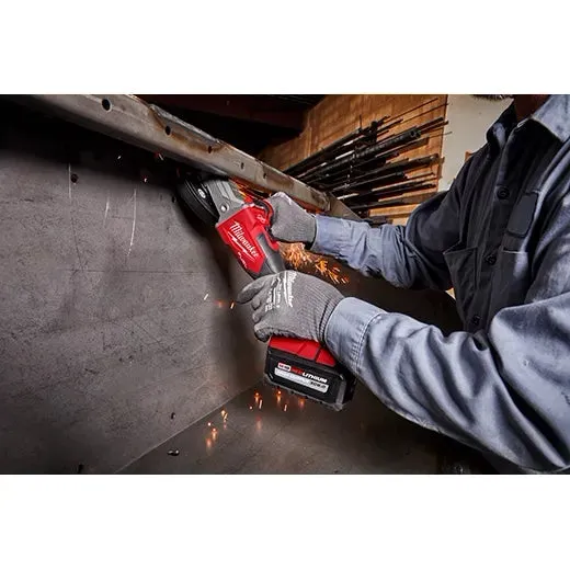 Milwaukee 2887-20 M18 FUEL™ 5" Flathead Braking Angle Grinder with Slide Switch Lock-On (Tool Only)