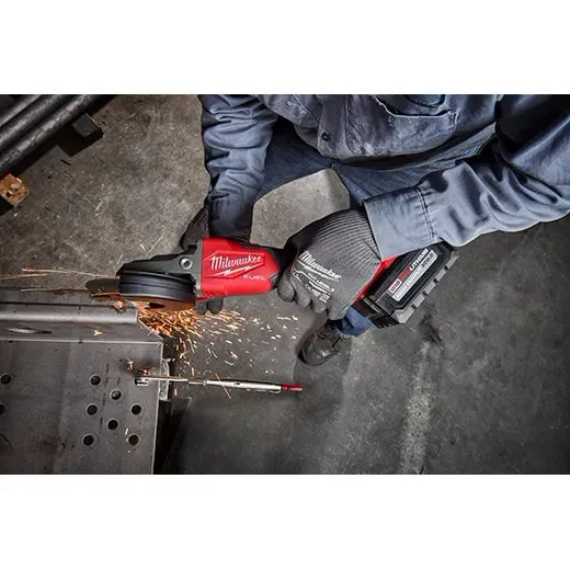 Milwaukee 2887-20 M18 FUEL™ 5" Flathead Braking Angle Grinder with Slide Switch Lock-On (Tool Only)