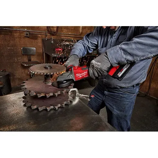 Milwaukee 2887-20 M18 FUEL™ 5" Flathead Braking Angle Grinder with Slide Switch Lock-On (Tool Only)