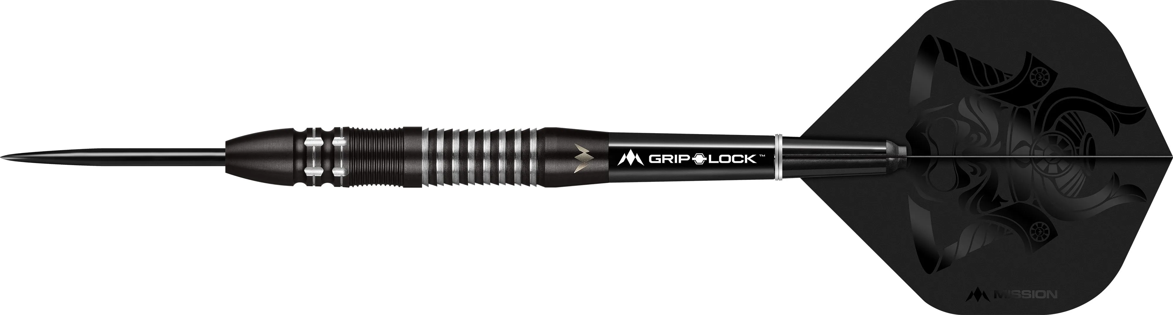 *Mission Kuro Darts - Steel Tip - Black - M2 - Razor Scallop