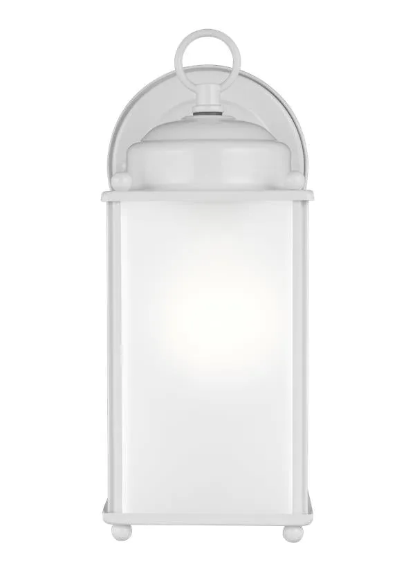 New Castle Collection - Large One Light Outdoor Wall Lantern | Finish: White - 8593001-15