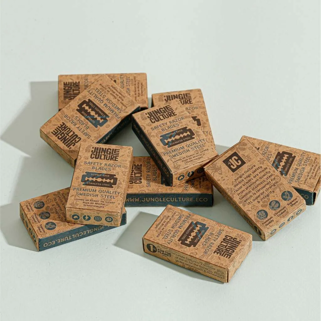 ****NEW*** Double Edge Safety Razor Blades | Jungle Culture (Pack of 10 blades)