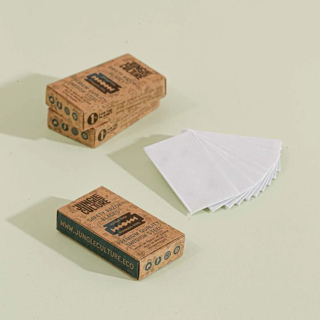 ****NEW*** Double Edge Safety Razor Blades | Jungle Culture (Pack of 10 blades)