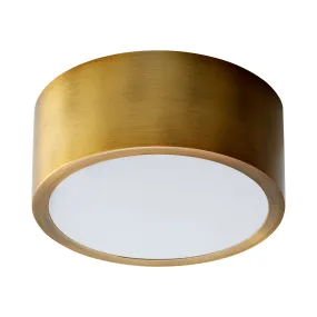 Oxygen Peepers 3-600-40 Wall Sconce / Ceiling Mount, 5 Inch, 3000K - Aged Brass