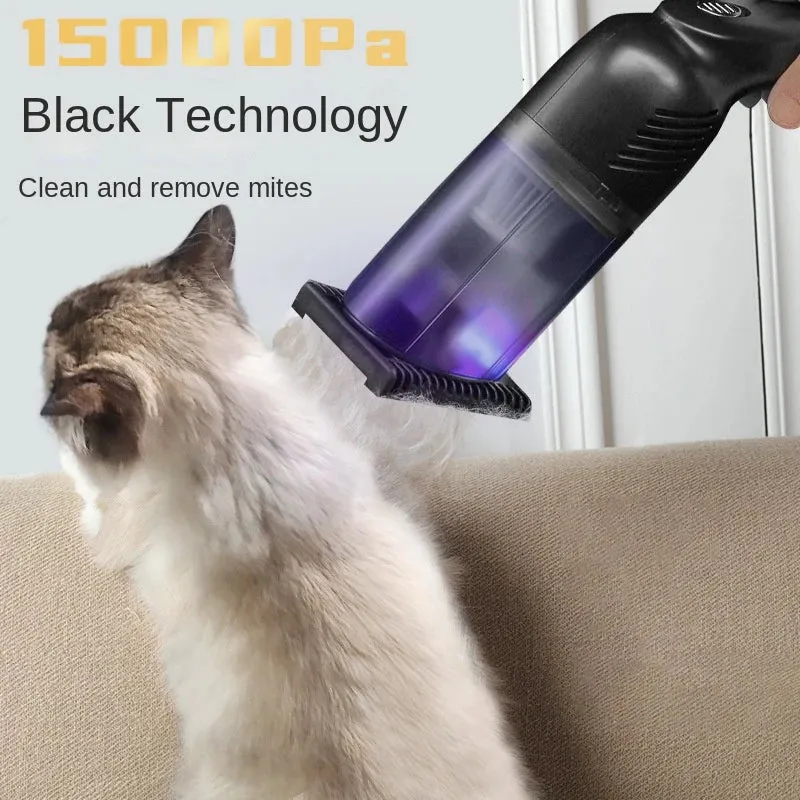 Pet Hair Vacuum Wireless Portable Dog Hair Sucker Combs Handheld Household High Power Ultraviolet Cat Dog Cleaning Supplies Vacuum Cleaner