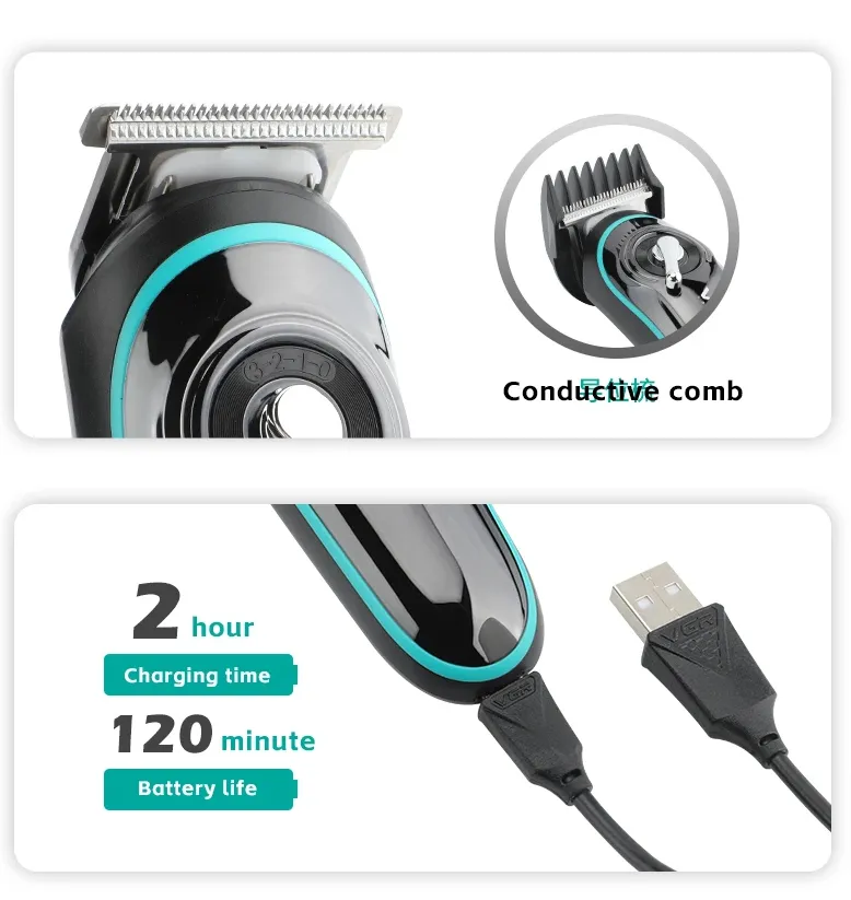 Professional Rechargeable Hair Trimmer Cutting Kit V-075