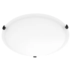 Quorum 3000-16159 Flush Mount Traditional- Matte Black