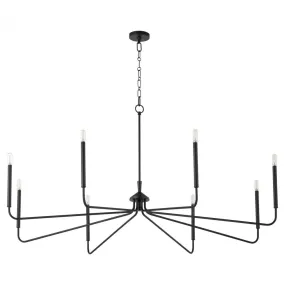 Quorum International MORITZ 6238-8-59 Chandelier - Matte Black