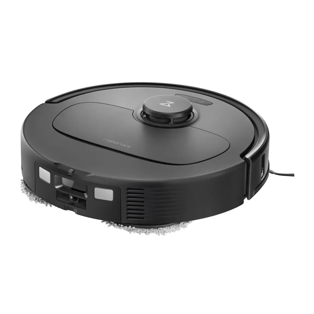 Roborock - Qrevo Plus Robot Vacuum Cleaner Wet / Dry Floor Cleaning with Docking Station / App Control (QRPS52-00) - Black