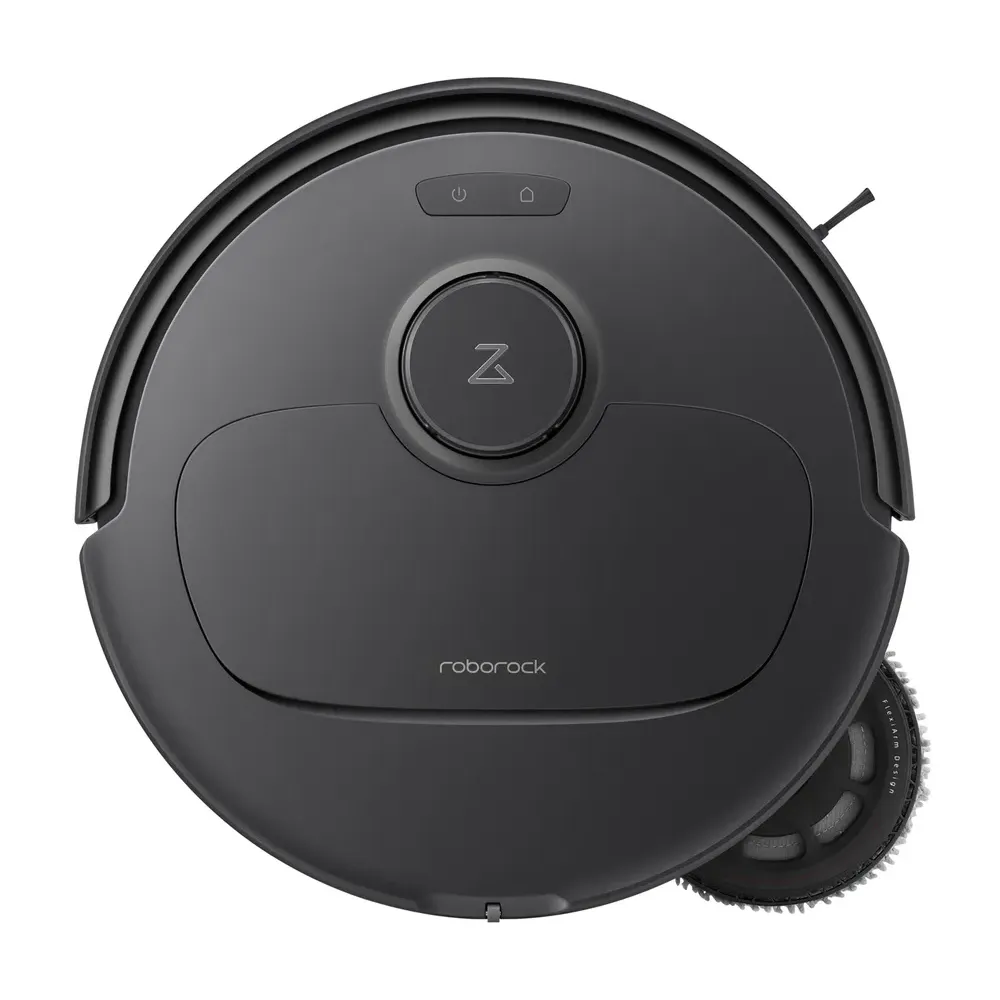 Roborock - Qrevo Plus Robot Vacuum Cleaner Wet / Dry Floor Cleaning with Docking Station / App Control (QRPS52-00) - Black