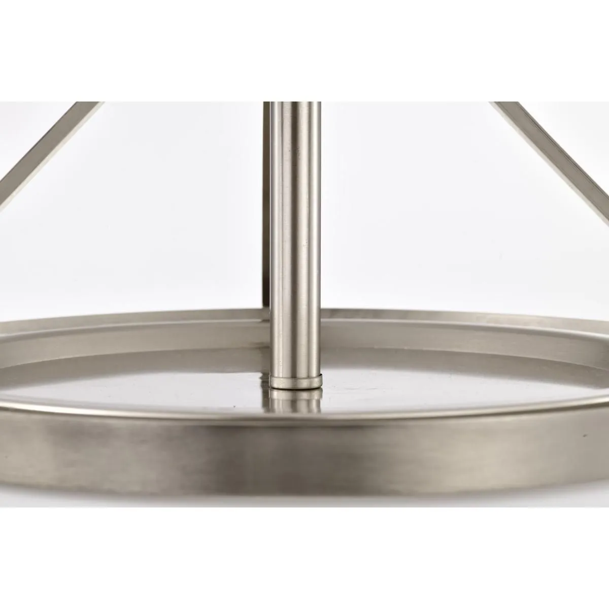 Rowen 15 in. 3 lights Semi-flush Mount Light Brushed Nickel Finish