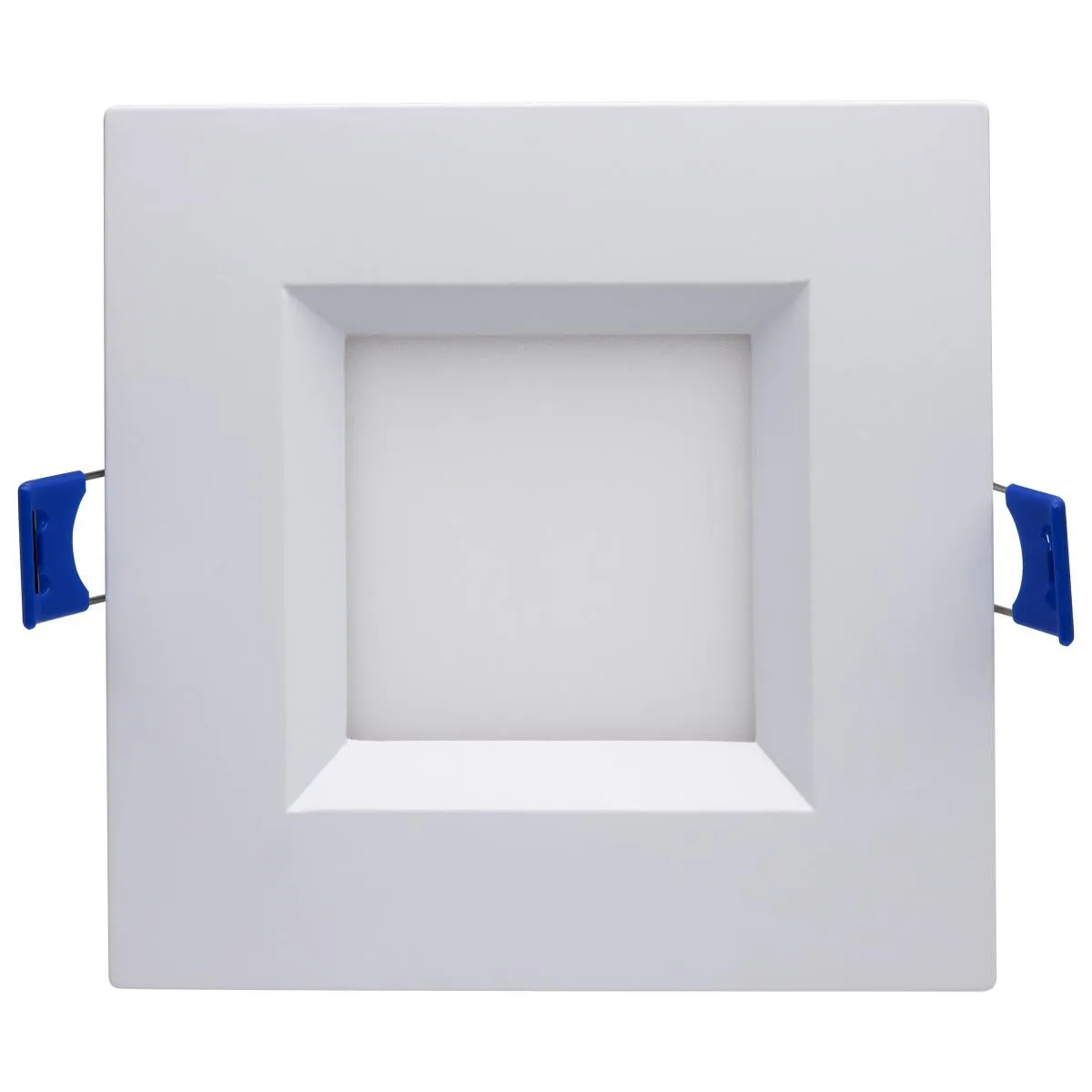 Satco S11871 12WLED/DW/4/CCT-SEL/SQ/RD/WH 4 Inch Square LED Regress Baffle LED Downlight CCT Selectable