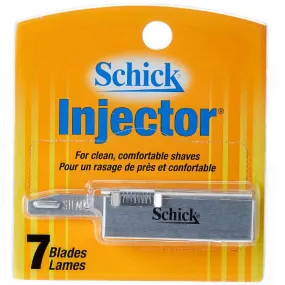 Schick Injector Plus Razor Blades, Chrome 7 Pack