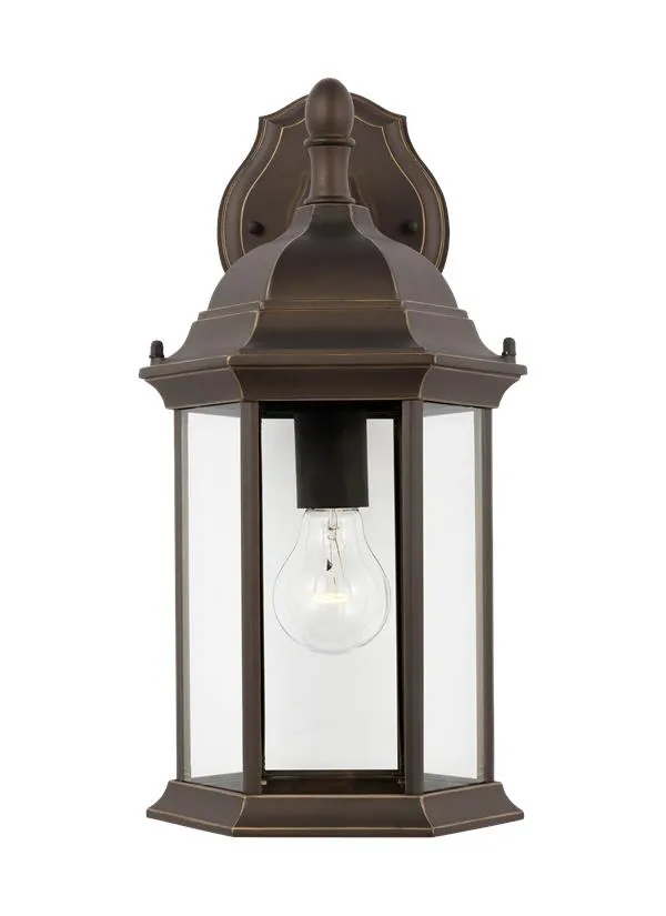 Sevier Collection - Medium One Light Downlight Outdoor Wall Lantern | Finish: Antique Bronze - 8938701-71