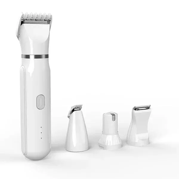 SHISHI 4-in-1 Rechargeable Pet Grooming Kit with Low Noise Clippers