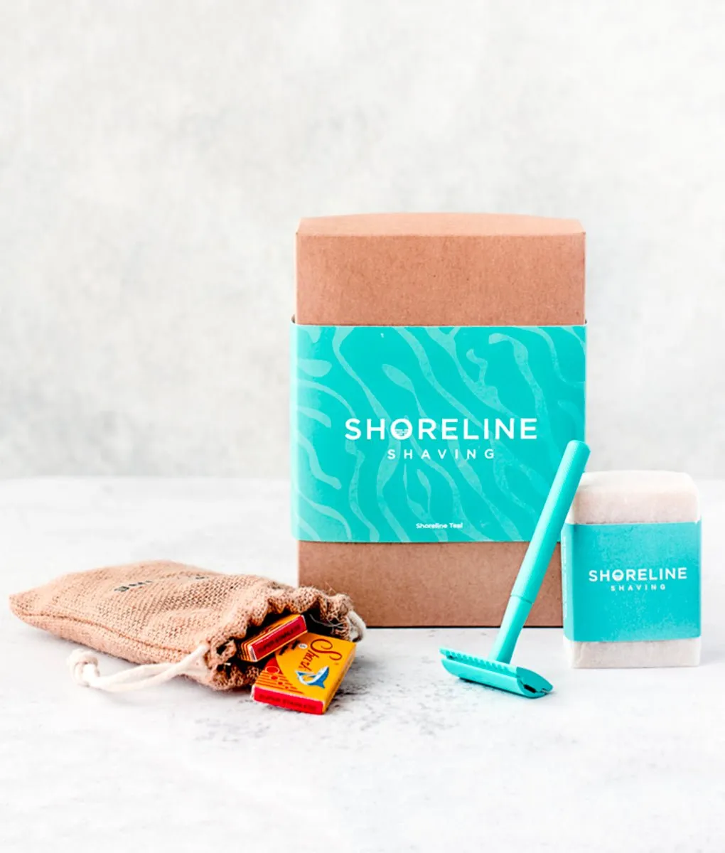 Shoreline Shaving Metal Safety Razor Kit