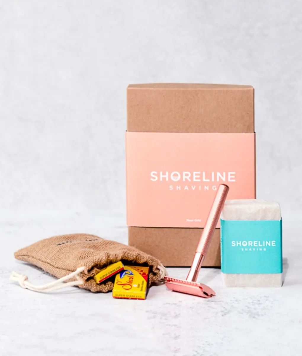 Shoreline Shaving Metal Safety Razor Kit