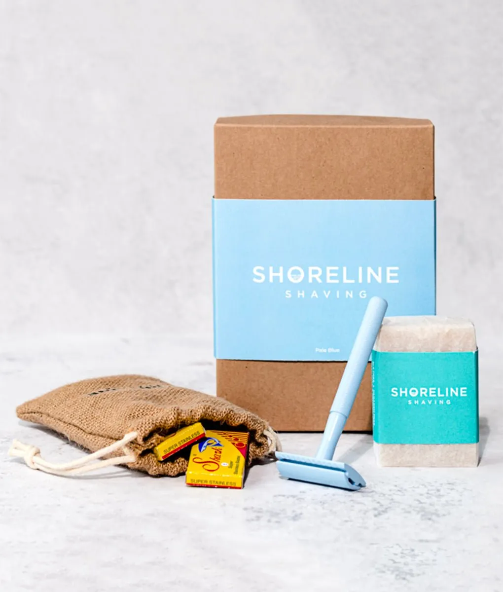 Shoreline Shaving Metal Safety Razor Kit