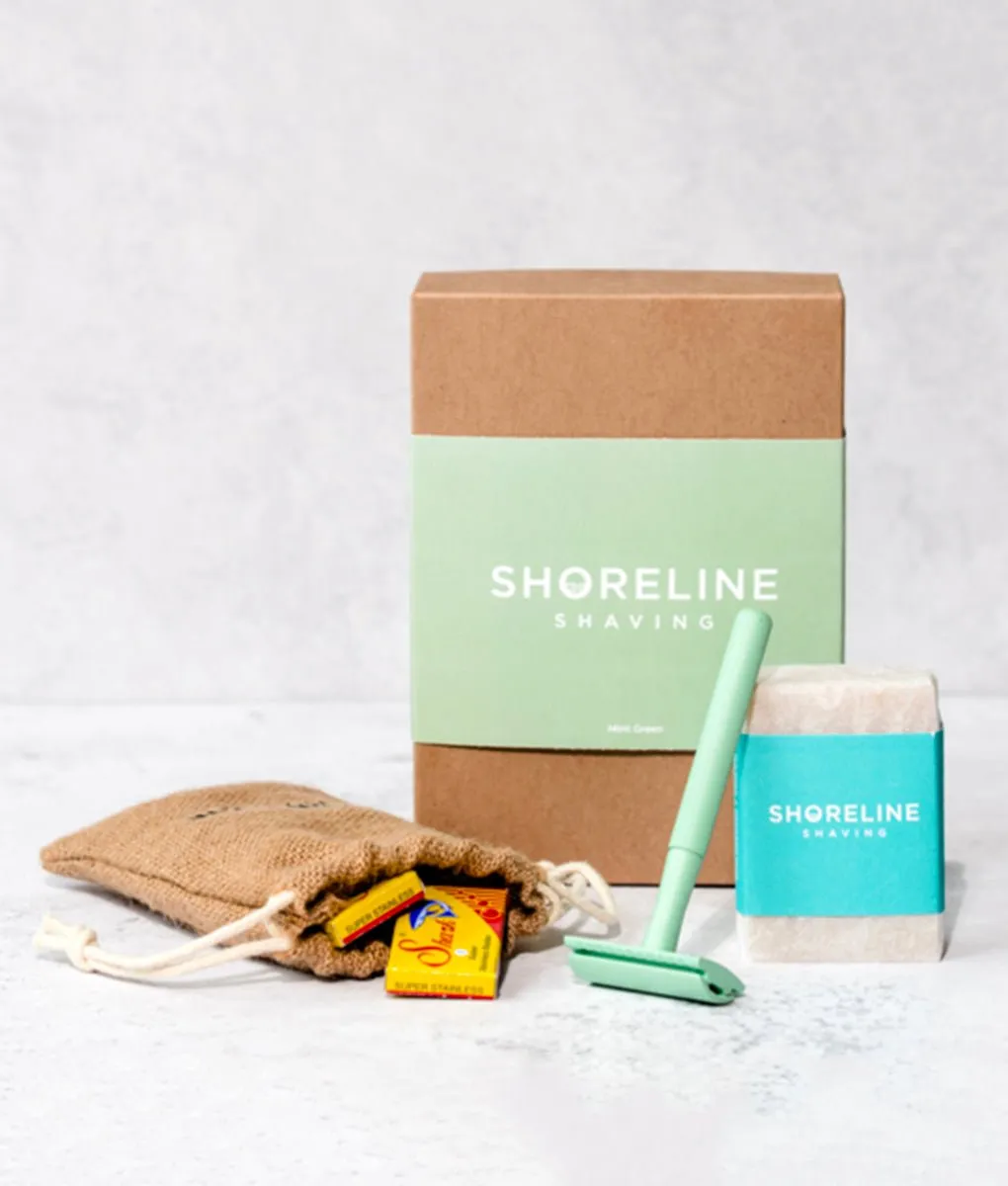 Shoreline Shaving Metal Safety Razor Kit