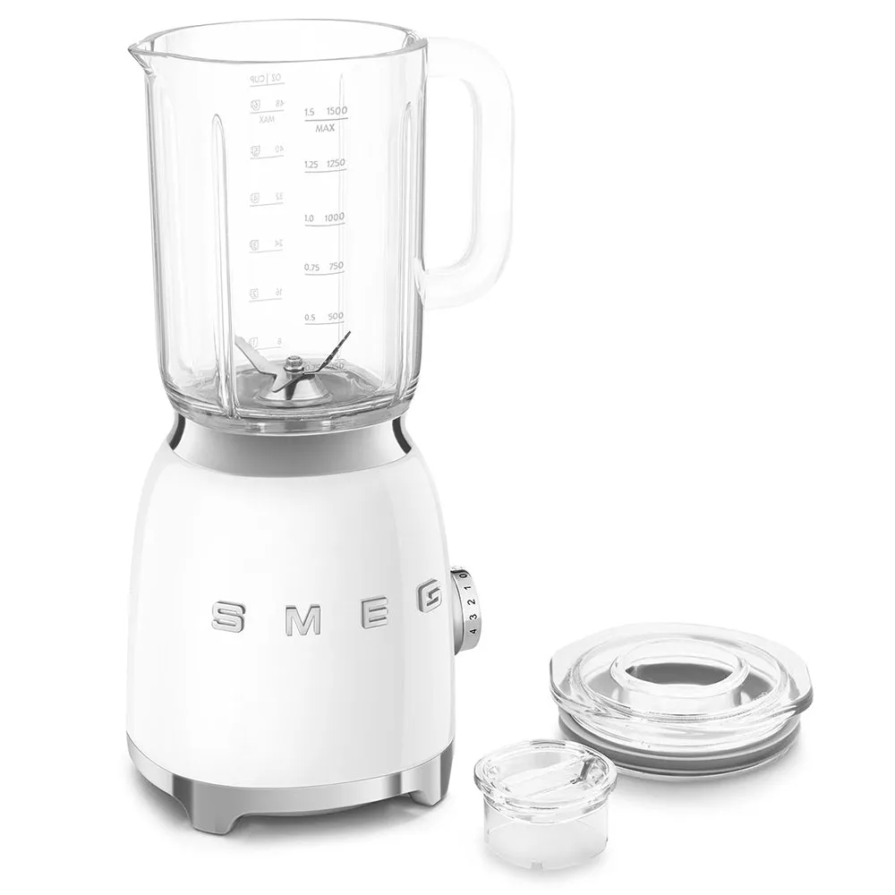 Smeg Glass Blender White Blf03wheu