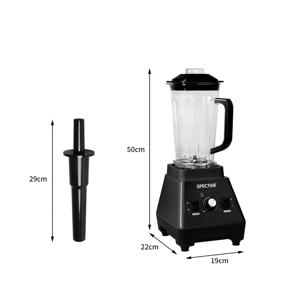 Spector 2L Commercial Blender Mixer Black