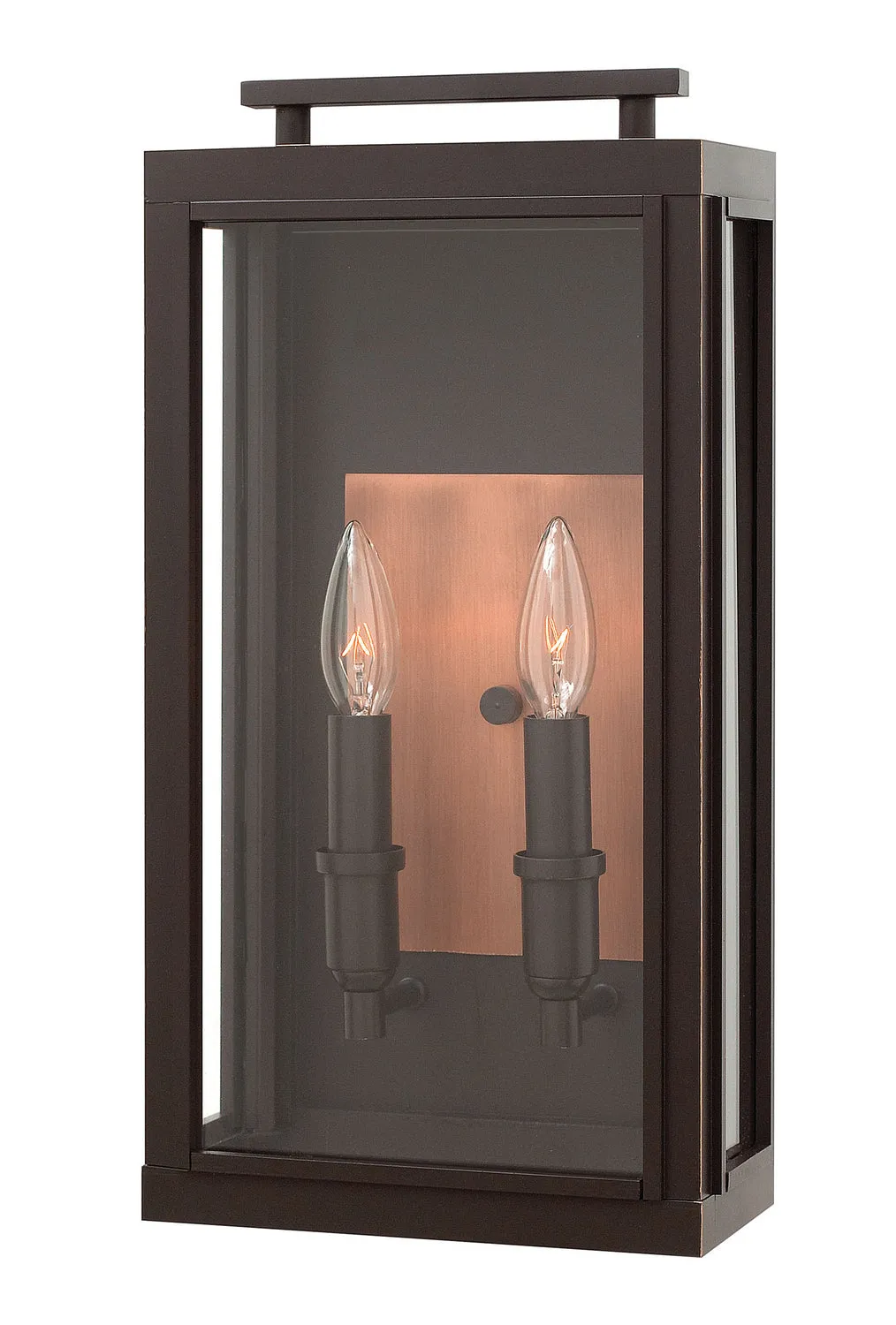 Sutcliffe Medium Wall Mount Lantern in Oil Rubbed Bronze