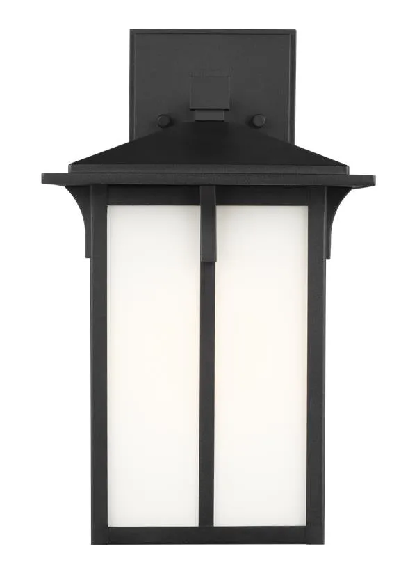 Tomek Collection - Medium One Light Outdoor Wall Lantern | Finish: Black - 8652701-12