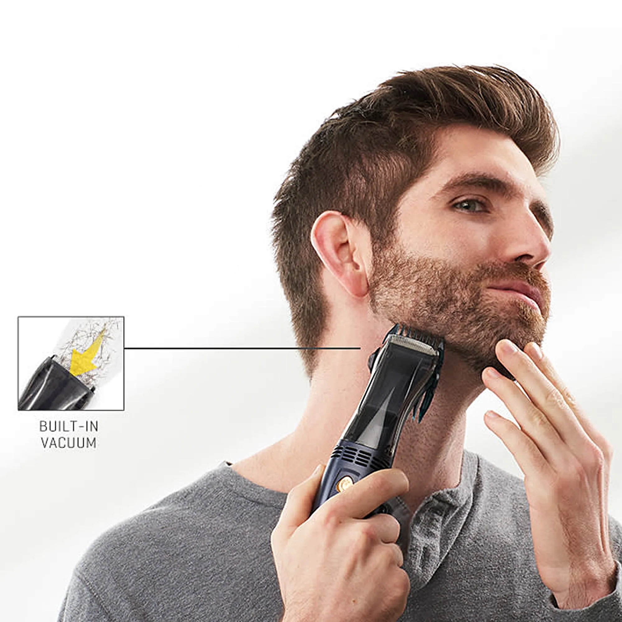 Trim & Vac -Mess Free Beard Trimmer