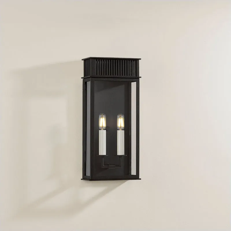 Troy B6018 Gridley 2-lt 18" Tall Outdoor Wall Sconce