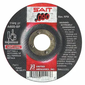 United Abrasives - Sait 20903 4-1/2" x 0.09" General Purpose Cutting Wheel