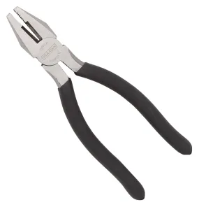 Vulcan JL-NP005 Linesman Plier, 7 in OAL, 1.2 mm Cutting Capacity, 1-1/4 in Jaw Opening, Black Handle, Non-Slip Handle :CD: QUANTITY: 1