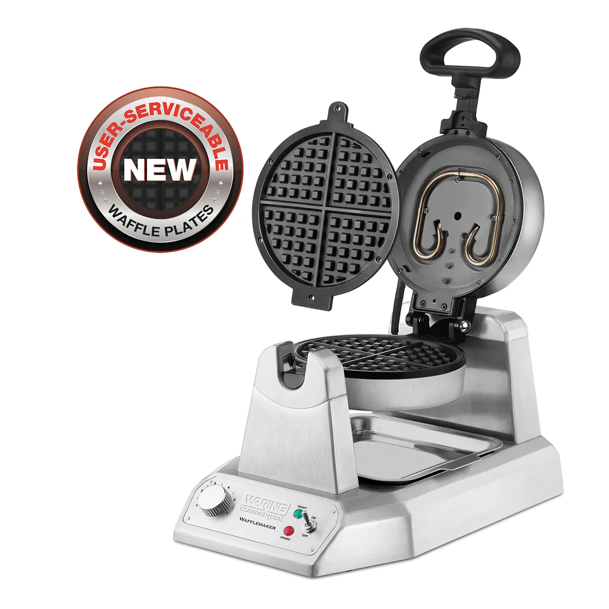 Waring Classic Commercial Single Waffle Maker 30 Waffles per Hour 120V