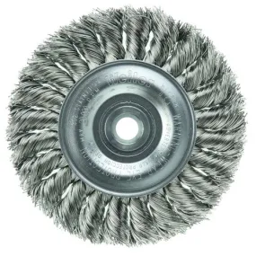 Weiler Twist Knot Wire Wheel - 4" Stainless Steel 08294