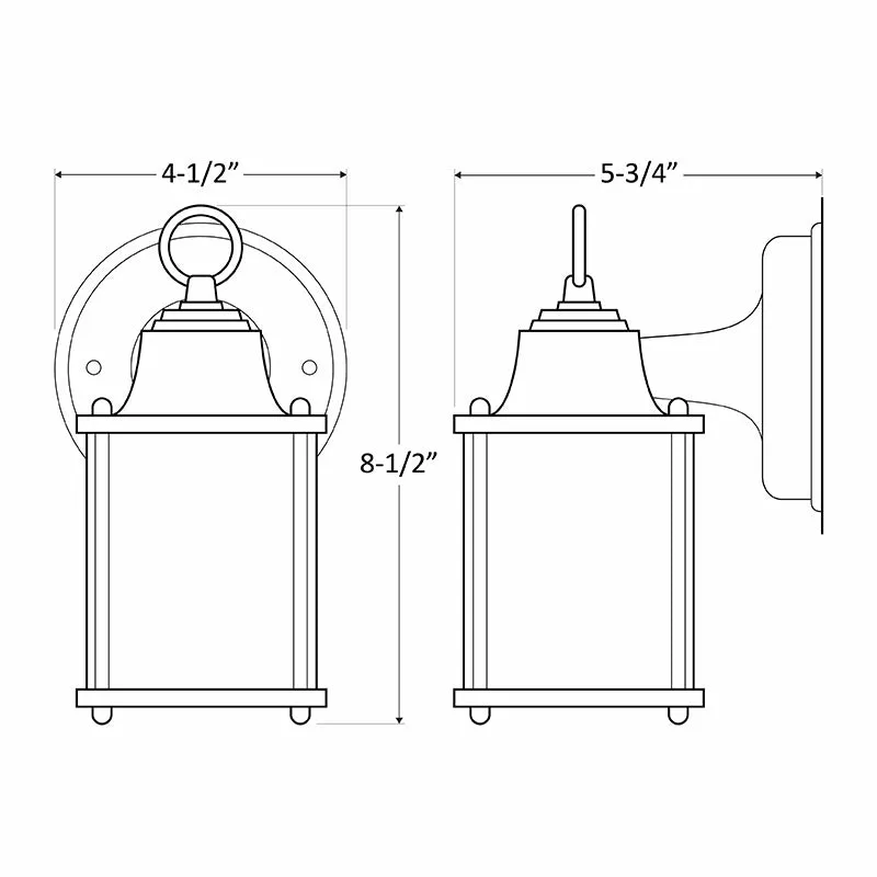 Westgate LRS 6W LED Residential Lanterns with Photocell