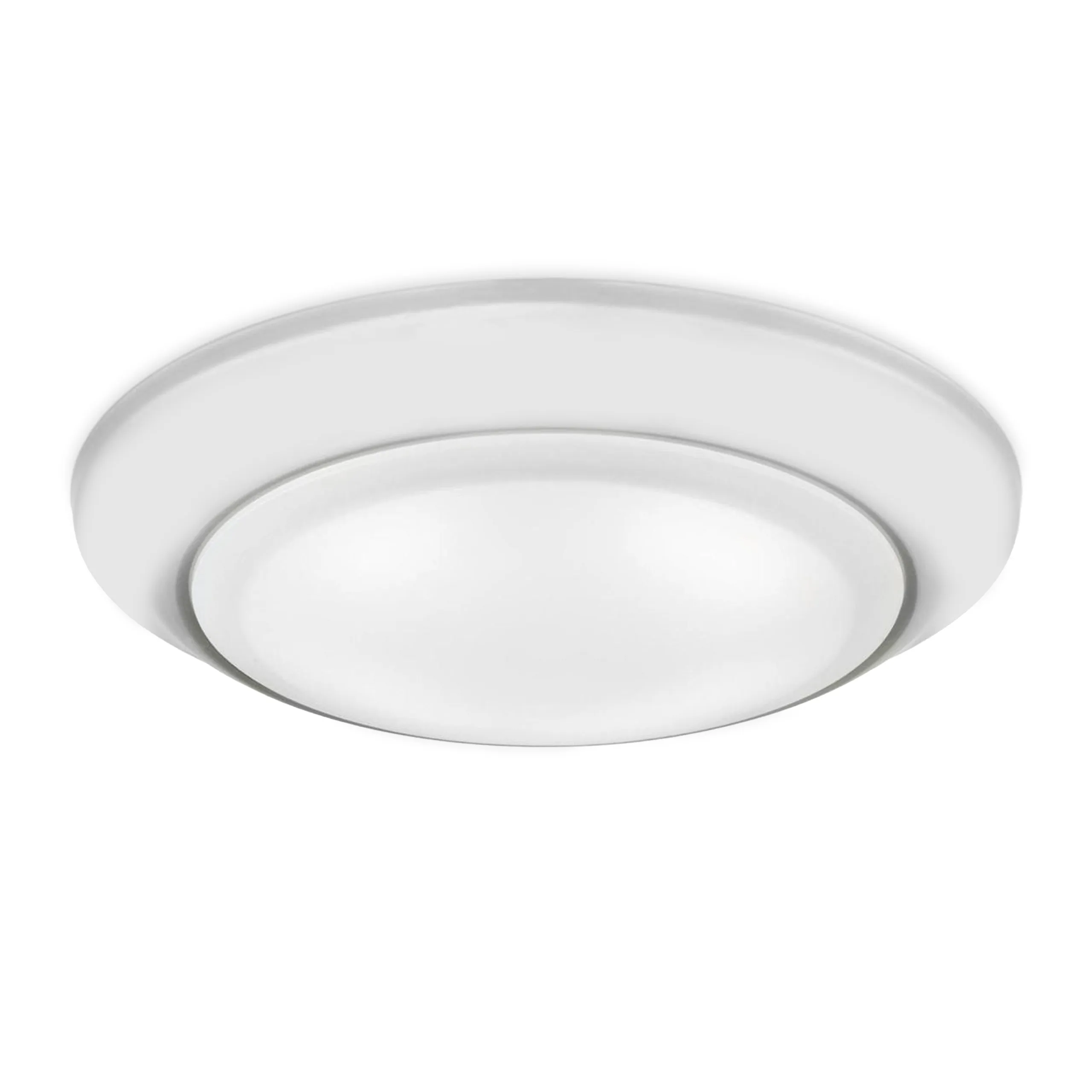 Westinghouse 6323100 Large LED Surface Mount Brushed Nickel Finish with Frosted Lens - Dimmable