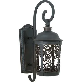 Whisper Dark Sky LED 1-Light Outdoor Wall Lantern in Bronze