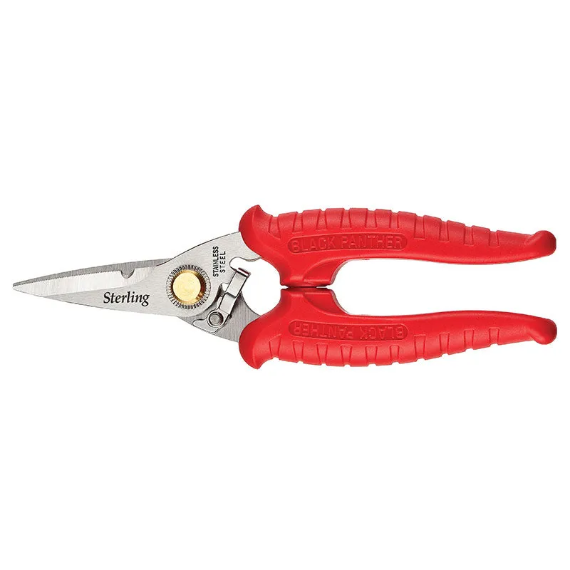 Wilson Black Panther 185mm HiTensile Industrial Snips - Red