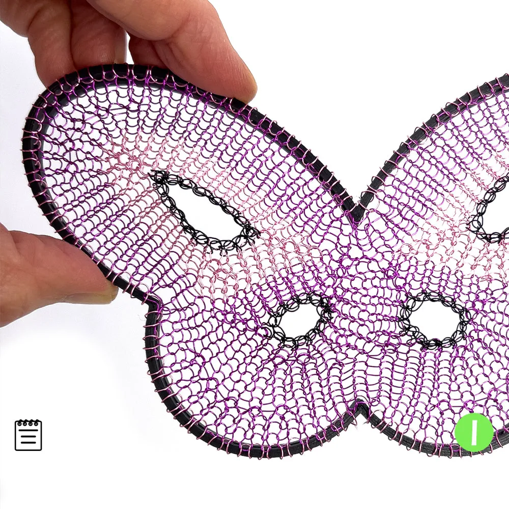 Wire Crochet Butterfly pattern - How to crochet a butterfly - Home decor